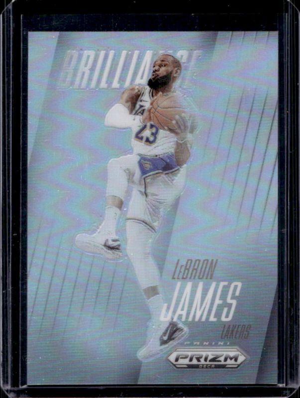 LeBron James 2024 Prizm Deca #16 Brilliance - Silver RAW