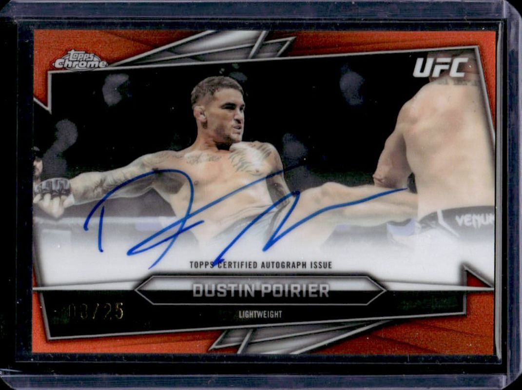 2026 Topps Chrome UFC #BAV-DP Autographs - Orange Refractor /25