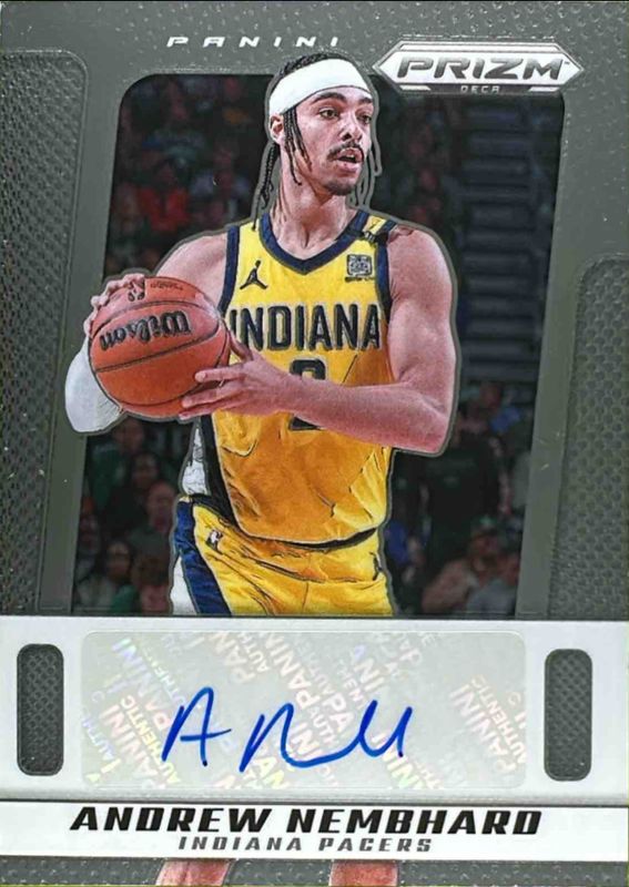 Andrew Nembhard 2024 Prizm Deca #PDS-NEM Signatures RAW