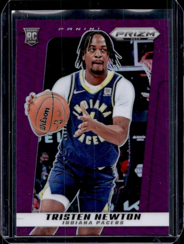 Tristen Newton 2024 Prizm Deca #155 Purple /99 Rookie RAW