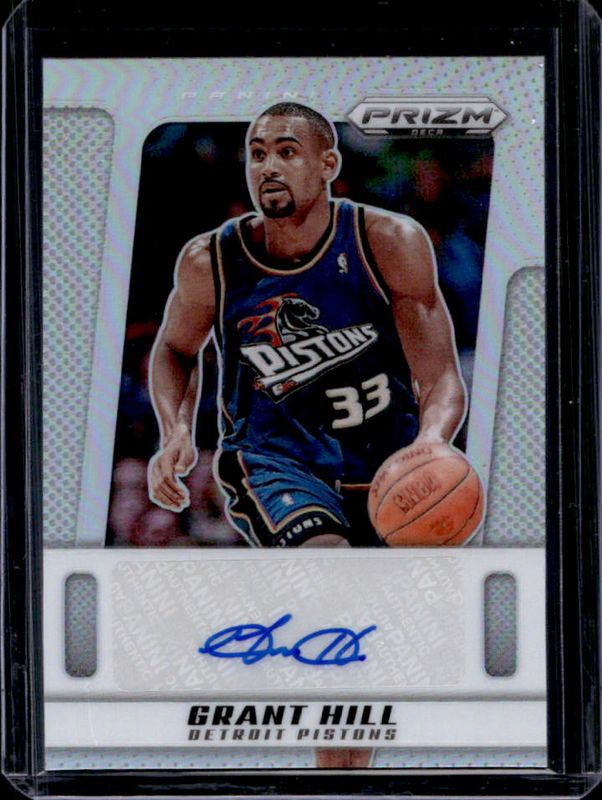 Grant Hill 2024 Prizm Deca #PDS-HIL Signatures - Silver RAW