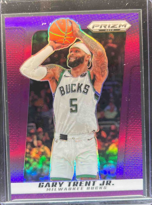 Gary Trent Jr. 2024 Prizm Deca #172 Purple /99 RAW