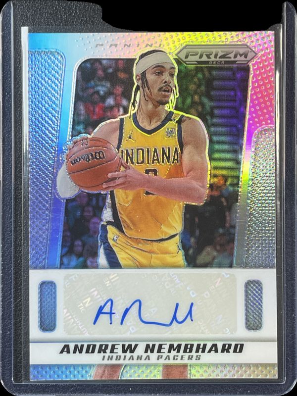 Andrew Nembhard 2024 Prizm Deca #PDS-NEM Signatures - Silver RAW
