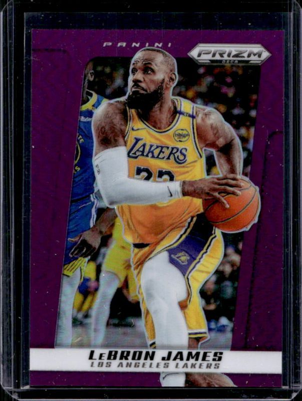 LeBron James 2024 Prizm Deca #198 Purple /99 RAW
