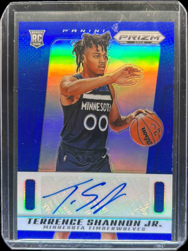 Terrence Shannon Jr. 2024 Prizm Deca #PDS-TSJ Signatures - Blue /49 Rookie RAW