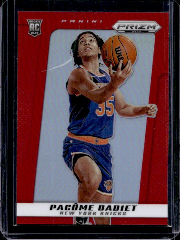 Pacome Dadiet 2024 Prizm Deca #58 Red /199 Rookie RAW