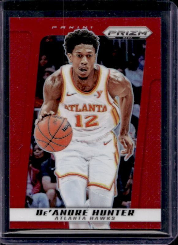 De'Andre Hunter 2024 Prizm Deca #97 Red /199 RAW