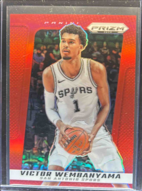 Victor Wembanyama 2024 Prizm Deca #38 Red /199 Price Guide