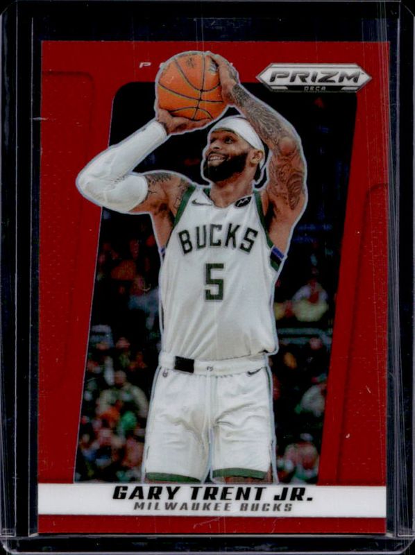 Gary Trent Jr. 2024 Prizm Deca #172 Red /199 RAW