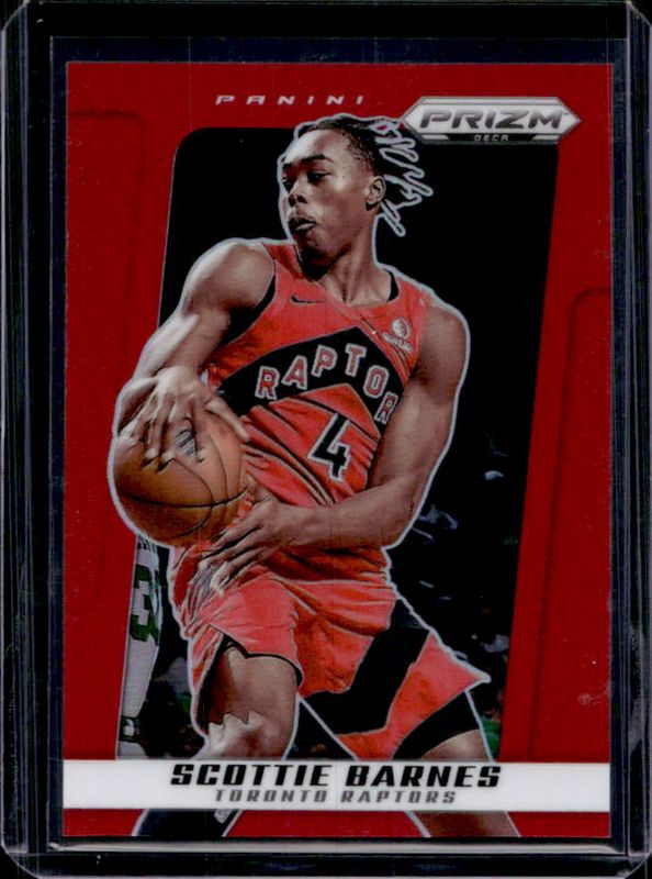 Scottie Barnes 2024 Prizm Deca #102 Red /199 RAW