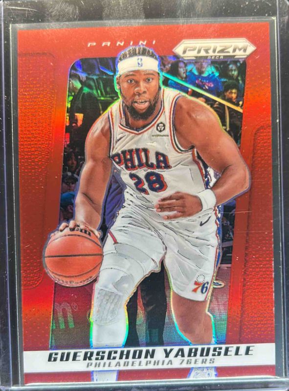 Guerschon Yabusele 2024 Prizm Deca #183 Red /199 RAW