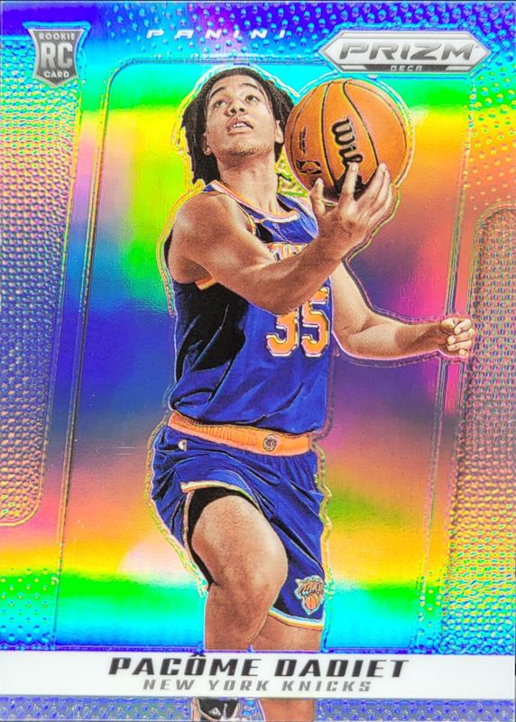 Pacome Dadiet 2024 Prizm Deca #58 Silver Rookie RAW