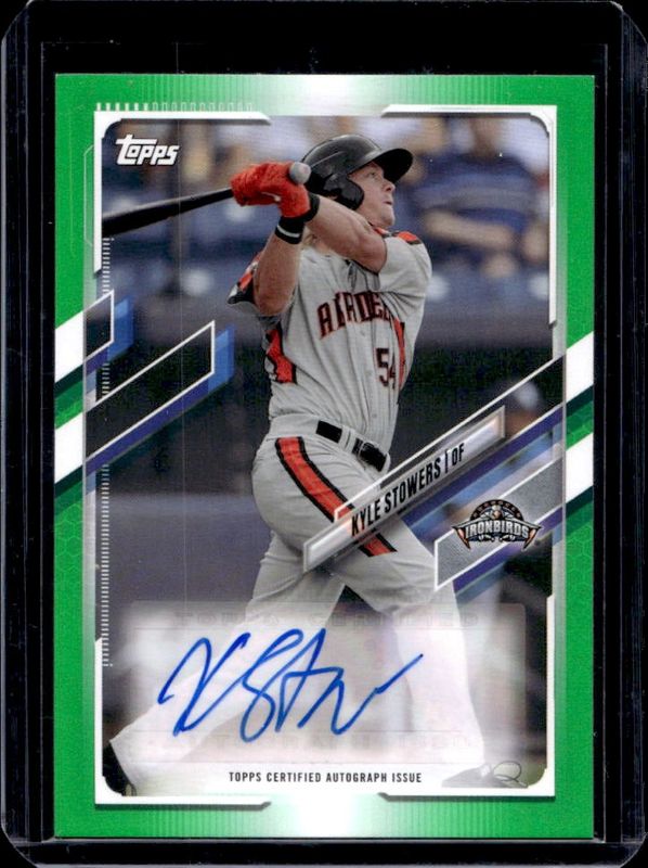 2021 Topps Pro Debut #PD-100 Autographs - Green /99