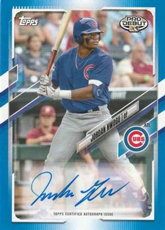 2021 Topps Pro Debut #PD-128 Autographs - Blue /150