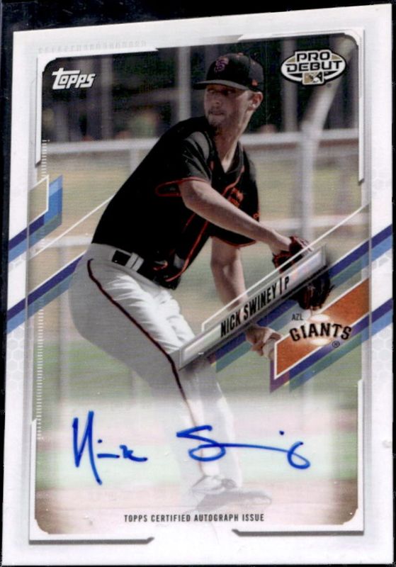 2021 Topps Pro Debut #PD-48 Autographs