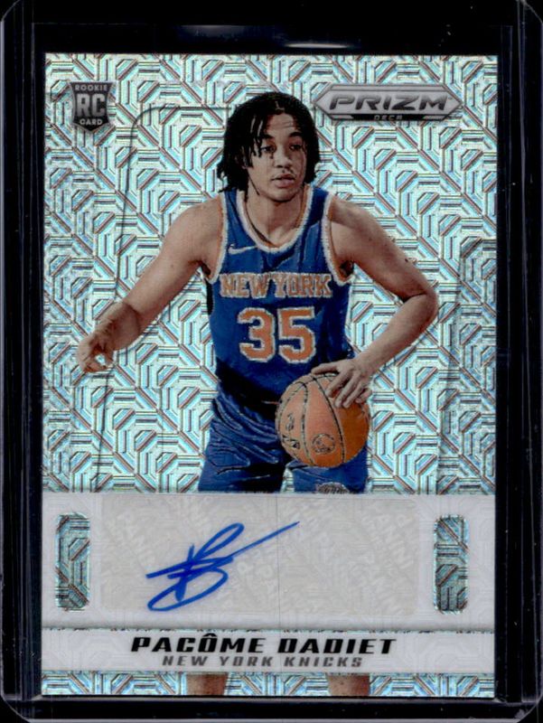 Pacome Dadiet 2024 Prizm Deca #PDS-PAC Signatures - Mojo /25 Rookie RAW