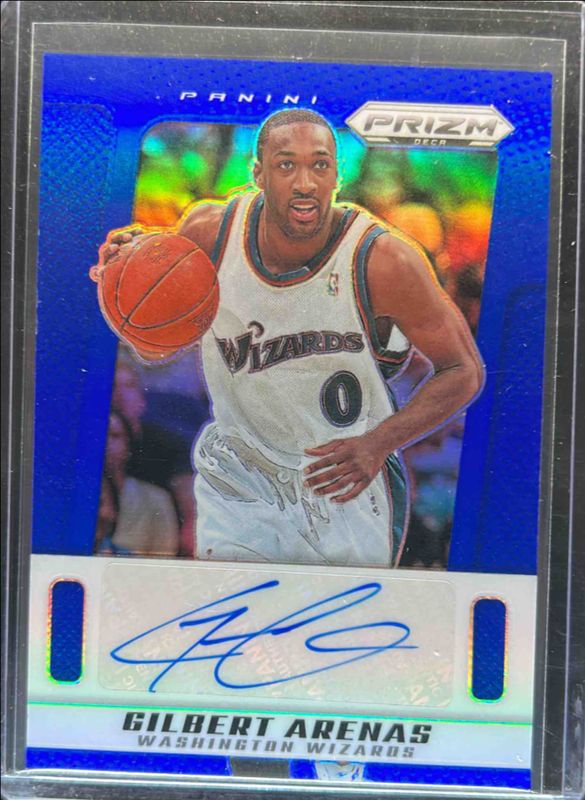 Gilbert Arenas 2024 Prizm Deca #PDS-GIL Signatures - Blue /49 RAW