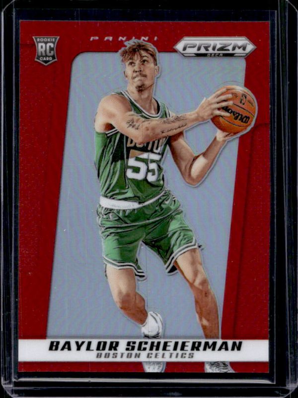 Baylor Scheierman 2024 Prizm Deca #17 Red /199 Rookie RAW