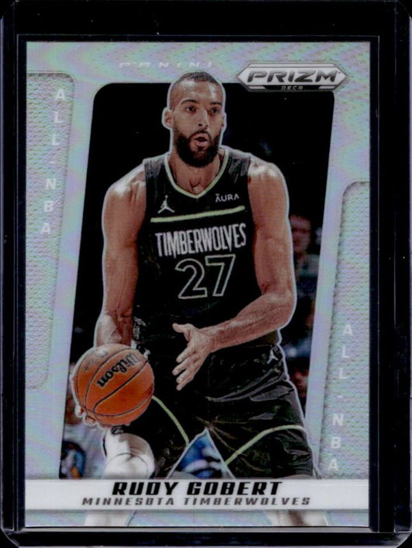 Rudy Gobert 2024 Prizm Deca #283 Silver RAW