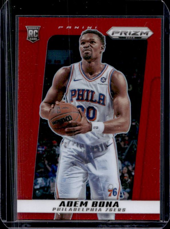 Adem Bona 2024 Prizm Deca #170 Red /199 RAW