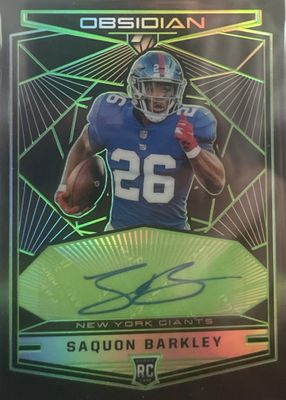 2018 Obsidian #RKA-SB Rookie Autographs - Electric Etch Green (/15)
