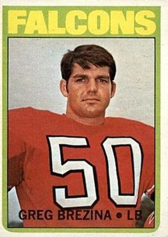 Greg Brezina 1972 Topps #196 Base Rookie RAW
