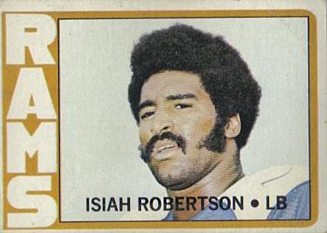 Isiah Robertson 1972 Topps #215 Base Rookie RAW