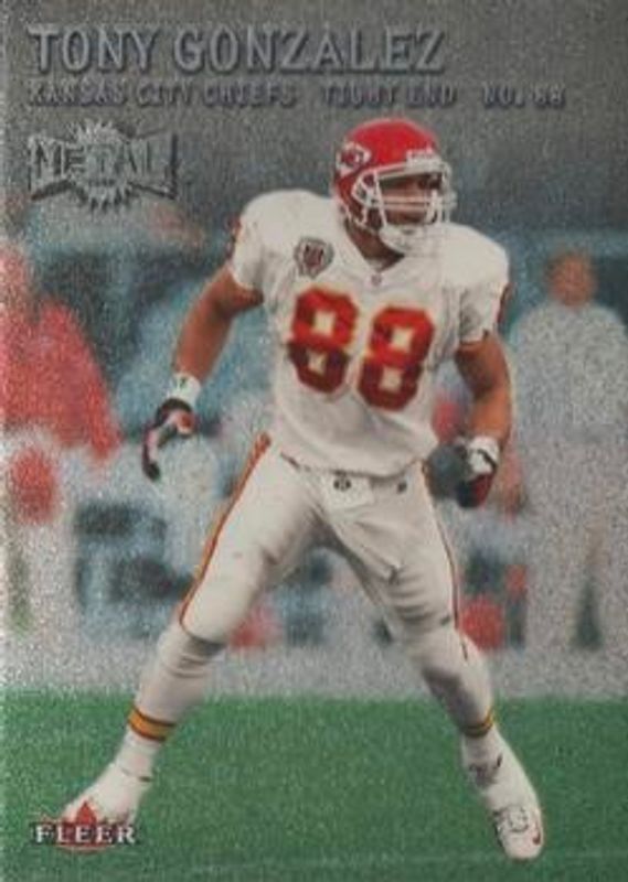 Tony Gonzalez 2000 Metal #179 Base RAW