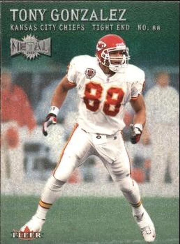 Tony Gonzalez 2000 Metal #179 Emerald RAW