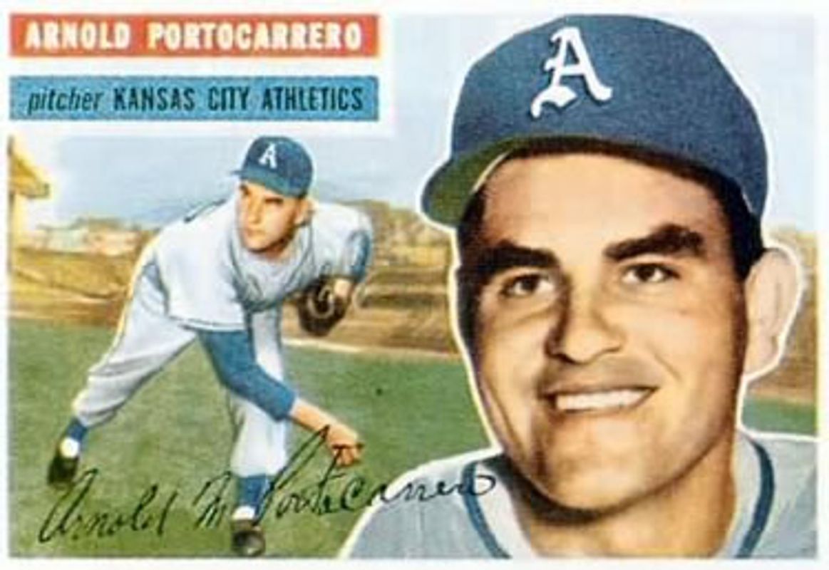 Arnold Portocarrero 1956 Topps #53b Base RAW