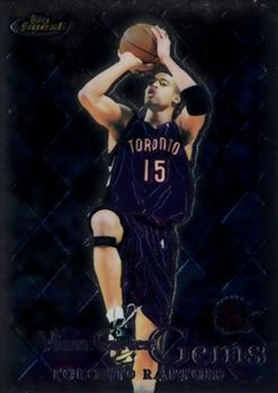 Vince Carter 2000 Topps Finest #166 Base RAW