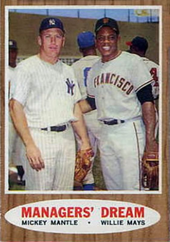 Mickey Mantle 1962 Topps #18 Base RAW