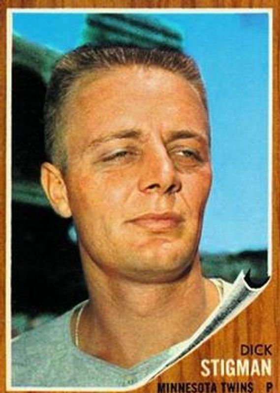 Dick Stigman 1962 Topps #532 Base RAW