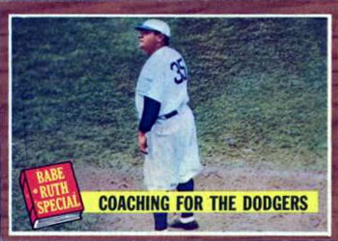 Coaching for the Dodgers 1962 Topps #142a Base RAW