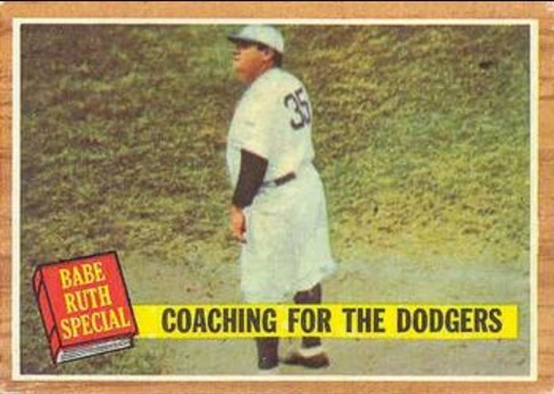 Coaching for the Dodgers 1962 Topps #142b Base RAW