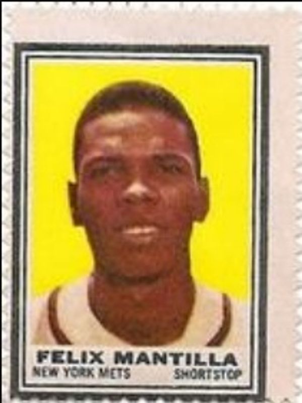 Felix Mantilla 1962 Topps #NNO Stamps RAW