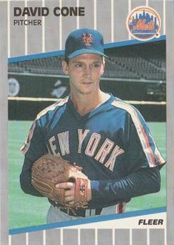 David Cone 1989 Fleer #31 Base RAW