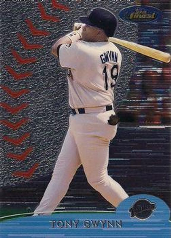 Tony Gwynn 2000 Topps Finest #68 Base RAW