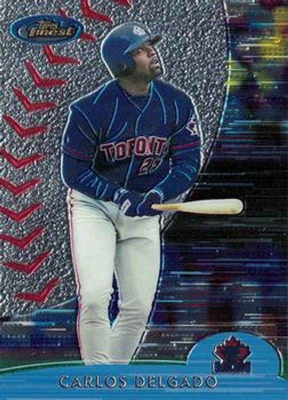 Carlos Delgado 2000 Topps Finest #190 Base RAW
