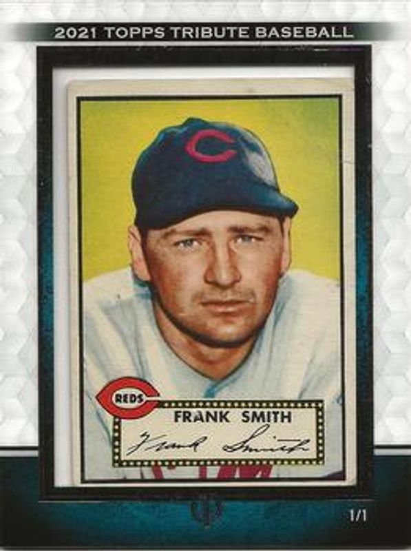 2021 Topps Tribute #179 Framed Tribute to 1952 Toppers /1