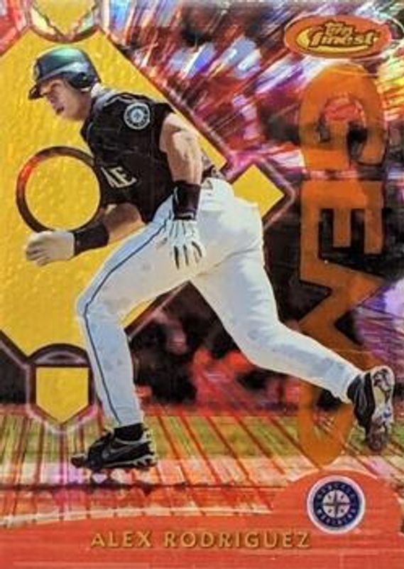 Alex Rodriguez 2000 Topps Finest #137 Gold Refractor /100 RAW