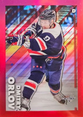 2022 Topps Chrome NHL Sticker Collection #520 Red Refractor /5