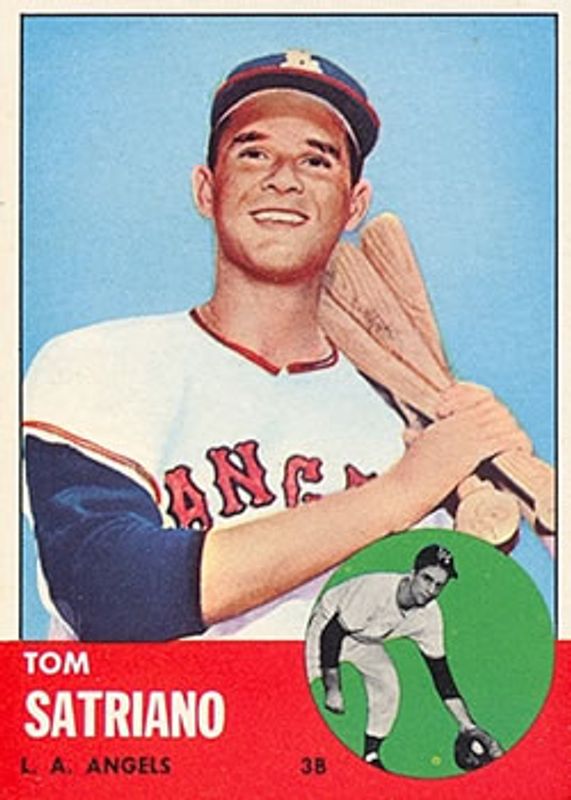 Tom Satriano 1963 Topps #548 Base Rookie RAW