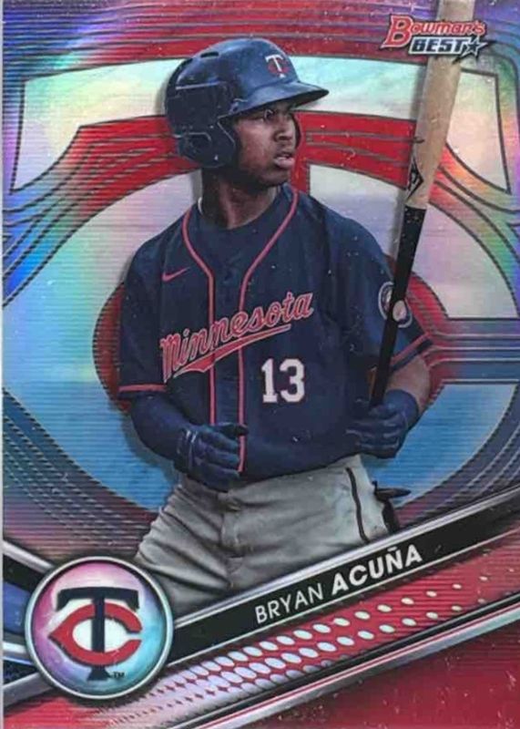 2022 Bowman's Best #TP-14 Top Prospects - Red Refractor /10