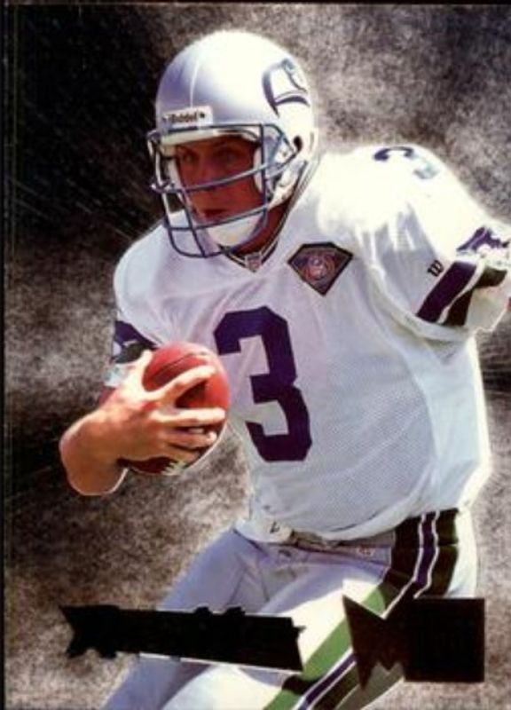 Rick Mirer 1995 Fleer Metal #28 Silver Flashers RAW