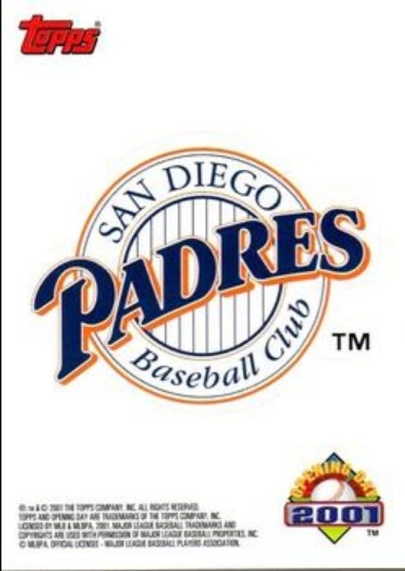 2001 Topps Opening Day #NNO Stickers