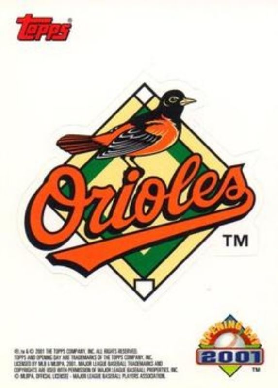 2001 Topps Opening Day #NNO Stickers