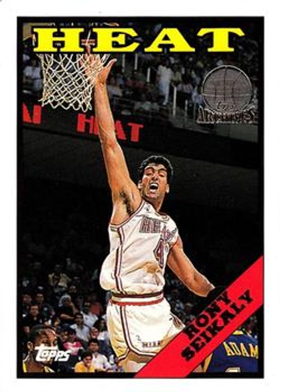 Rony Seikaly 1992 Topps Archives #110 Gold RAW