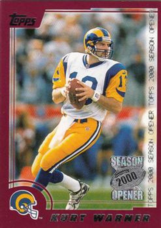 Kurt Warner 2000 Topps Season Opener #163 Base RAW