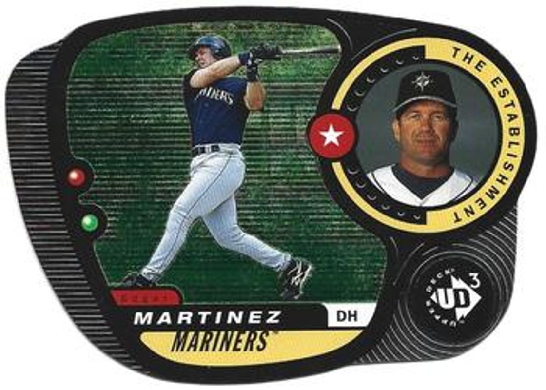 Edgar Martinez 1998 Upper Deck UD3 #63 Die-Cut /100 RAW